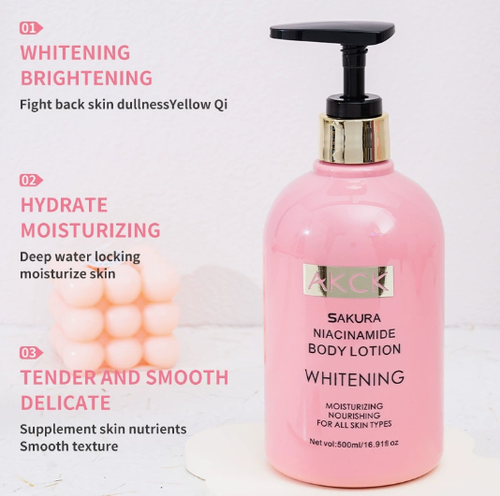 Hot Selling Sakura Super Whitening AHA Lotion Body Whitening Anti-Wrinkle Moisturizing Serum Improves Dark