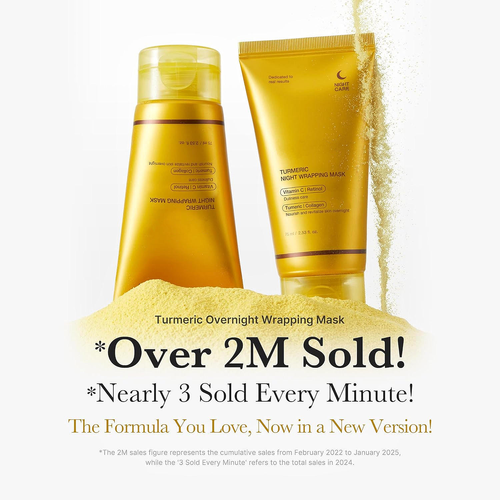 Hot-Selling Turmeric Natural Sheet Peel-Off Face Mask Moisturizer for All Skin Types