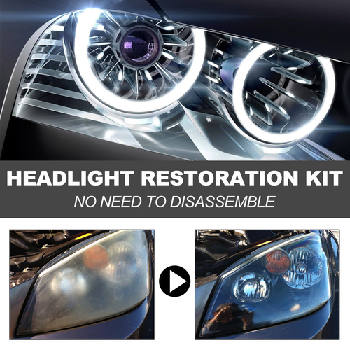 Nano Wax Professional Grade Car Headlight Repair Restoration Agent 120g MSDS Certified Stains Minor Scratches Brightness Clarity