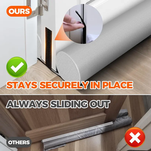 Door Bottom Sealing Strip, 4 Count Door Draft Stopper, Under Door Draft Noise Blocker, dealsforyou,Home Essentials,summerwins