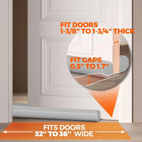 Door Bottom Sealing Strip, 4 Count Door Draft Stopper, Under Door Draft Noise Blocker, dealsforyou,Home Essentials,summerwins