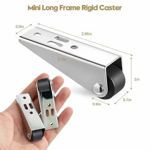 Vertical Track Roller Wheel Sliding Door Bottom Guide Nylon Wheel Aluminum Bracket Anti-Swing Door Stop For Barn Door Cabinet Wardrobe Smooth Quiet Sliding 2.91*2.68*0.83 Inch 1.23 Oz.