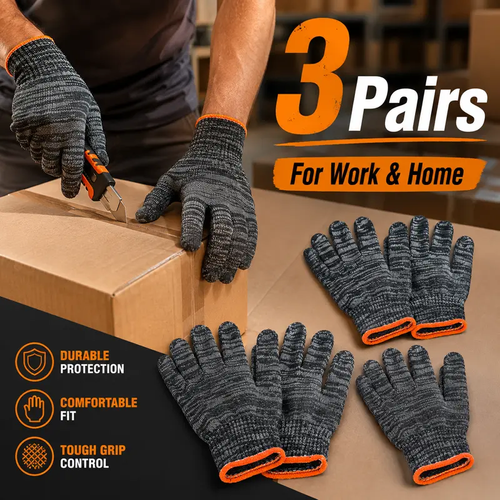 Unisex gardening gloves. versatile work gloves with strong grip, made of stretchy, breathable knit fabric. suitable for gardening, DIY, household chores, and workshop tasks