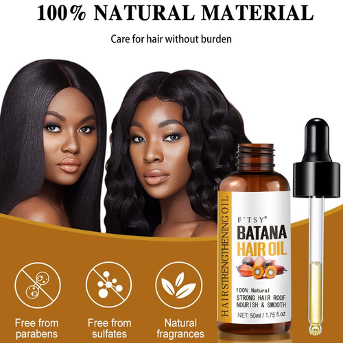 New Arrival Natural Pure Organic Batana Oil Hair-Repairing Nourishing 2-IN-1 Formula Promotes Hair Regrowth & Growth