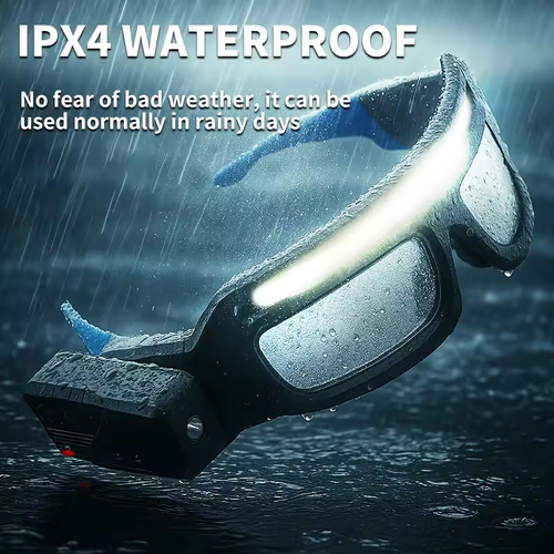 LED Rechargeable Motion Sensor Headlight Style Lightweight Glasses Durable Portable Waterproof Outdoor Headlamp