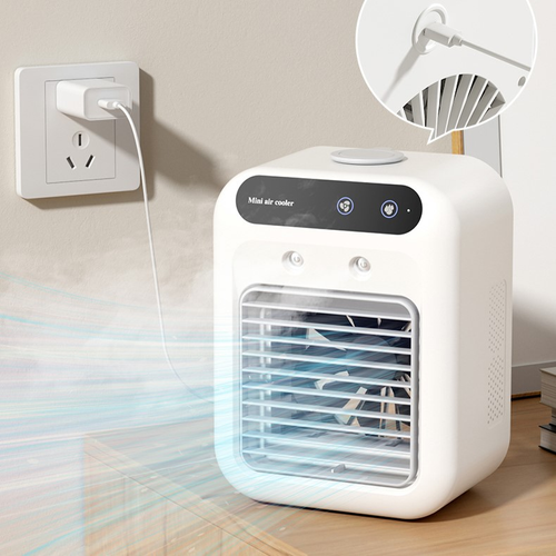 Good Quality Air Cooler Fan Portable Personal Desktop Fan with Water Mist Spray Night Light Air Conditioner