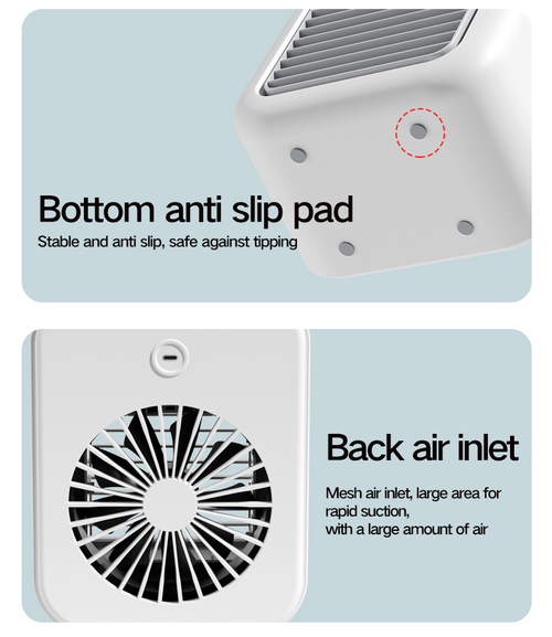 Good Quality Air Cooler Fan Portable Personal Desktop Fan with Water Mist Spray Night Light Air Conditioner