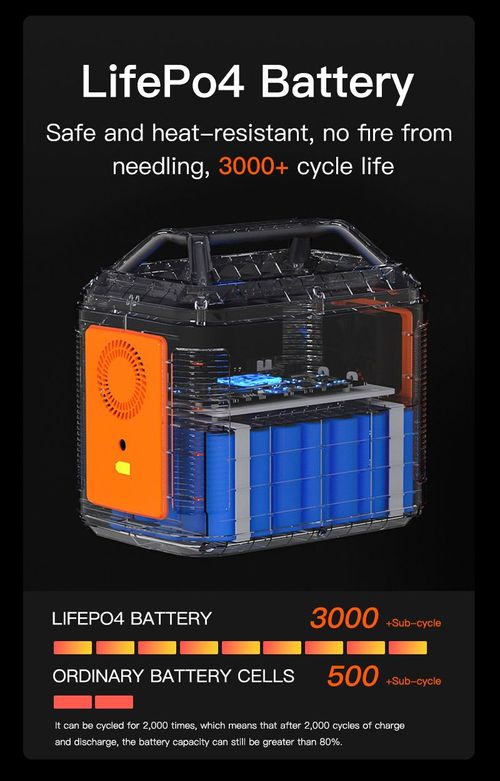 500W Outdoor Solar Energy Storage Power System