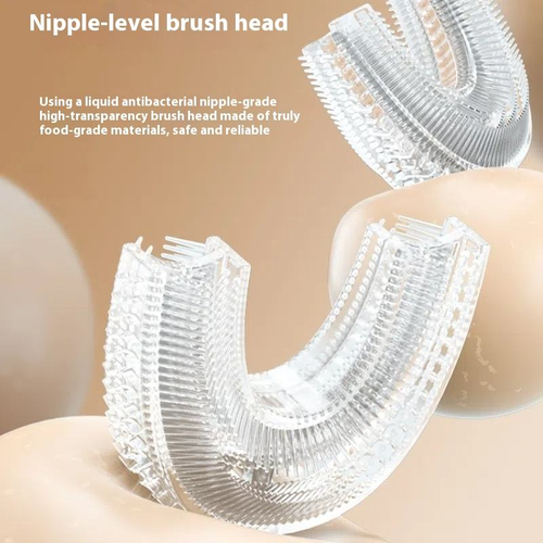 U-Shaped 360° Kids Toothbrush Rechargeable Automatic Electric Soft Bristles for Children