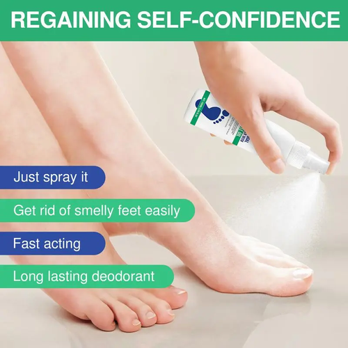 (2 bottles)Tea Tree Oil Foot Spray - Plantar Moisturizing Deodorant for Odor Control & Dry Feet Care, Natural Foot Sanitizer with Antifungal Properties,Ximonth Clear Foot Sanitizer Spray,for Foot & Shoe Freshness