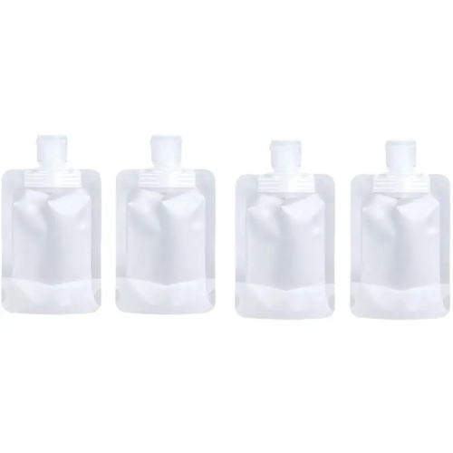 12 Counts Reusable Plastic Pouches, Versatile Liquid Carriers for Picnics and Outings