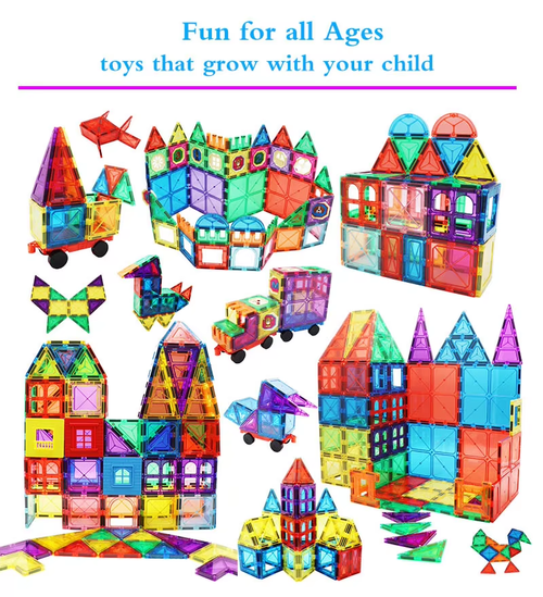 STEM Approved Educational Magnet Toys 3D Magnet Puzzles Stacking Blocks for Kids Boys Girls 2026