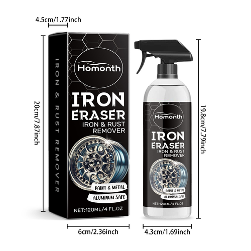Car Rust Remover Cleaner Tire Rust Stain Removal Spray Auto Surface Decontamination Cleaning Renovation Care Liquid