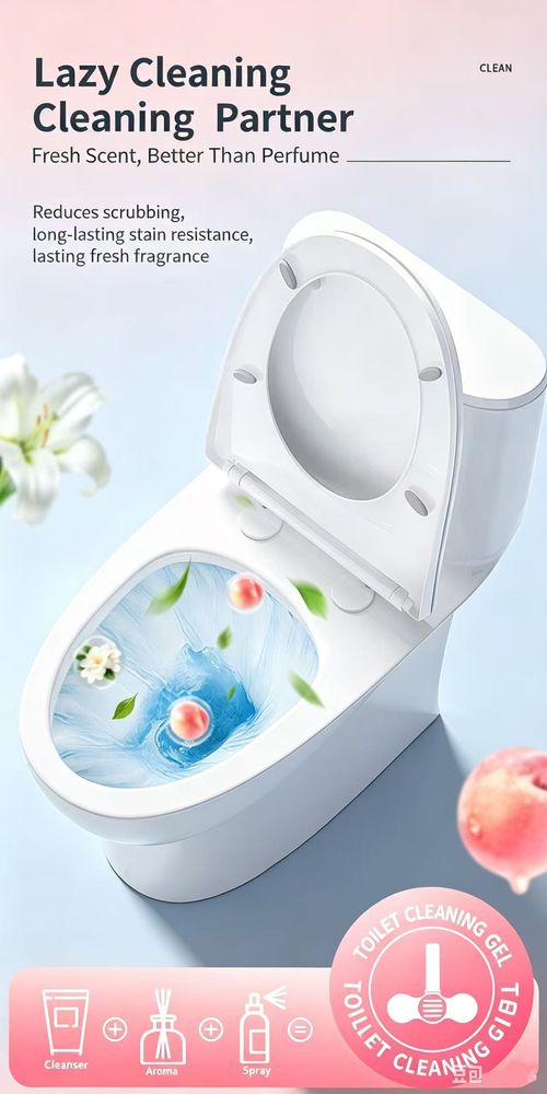 New Smart Toilet Fragrance Hanger – Deodorizing, Long-Lasting Scent, and Odor Removal, Wall-Mounted Toilet Cleaner and Stain Remover
