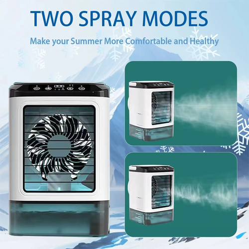 USB Portable Evaporative Air Cooler , Quiet Desk Fan – Energy-Efficient, Eco-Friendly Design with 3 Speed ​​Settings,Suitable for Home and Office Use