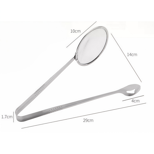 Professional Stainless Steel Oil Strainer Scoop Spoon Food Clamp Set Kitchen Frying Tools