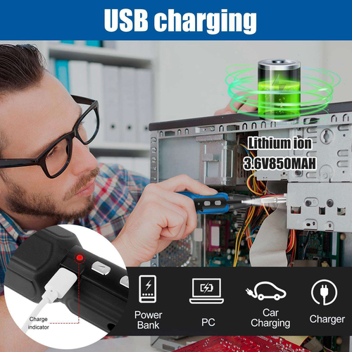Electric Screwdriver with 9 Bits