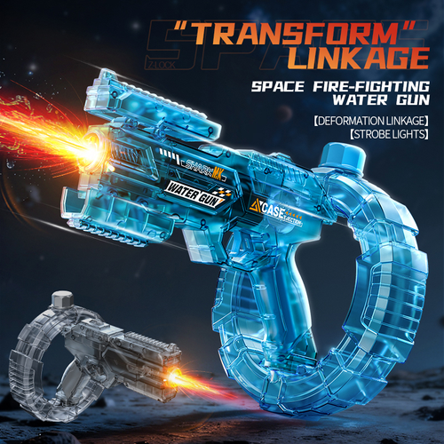 New Arrival Electric Ring Water Gun Toy Outdoor Shooting Games Plastic ABS Automatic Water Squirt Gun for Kids Summer Pool Party