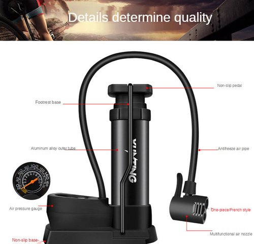 New Design Bicycle General Pump Bicycle Accessories Suitable for All Types of Bicycles