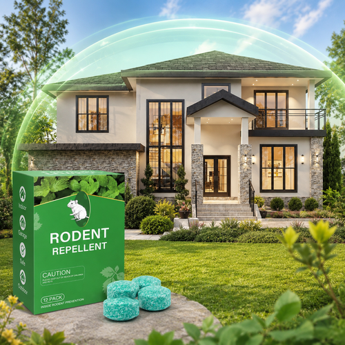 12 Pack Peppermint Oil Mouse Rat Snake Repellent Natural Skunk for Yard Garden House Shed Indoor Outdoor Safe for Pet and Human