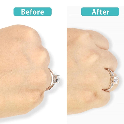 8 Sizes Silicone Transparent Ring Size Adjuster Resizer Loose Rings Reducer Ring Sizer Fit Any Circular Jewelry Tools Useful