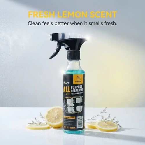 Multi-purpose Cleaning Spray - Heavy Duty Stain Remover for Car Interiors & Home Surfaces - Ultimate Solution for Deep Cleaning Stubborn Dirt