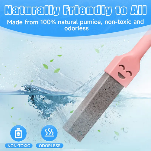 10 Pack Pumice Stone for Toilet Cleaning Extra Long Handle for Removing Bowl Ring Pool Bathroom Toilet Brush Limescale Stain Remover for Tile Bath-tub