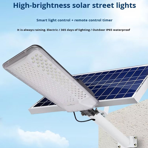Iron Solar Streetlight for Africa LED Light Source with Remote Control IP65 Rating and 3 Years Warranty