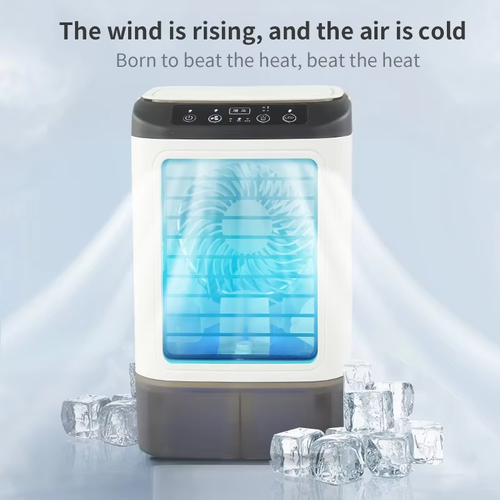 USB Portable Evaporative Air Cooler , Quiet Desk Fan – Energy-Efficient, Eco-Friendly Design with 3 Speed ​​Settings,Suitable for Home and Office Use