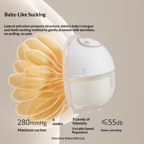 Wearable Integrated Hands-Free Electric PP Bpa Free High Suction Fast Flow Invisible Design