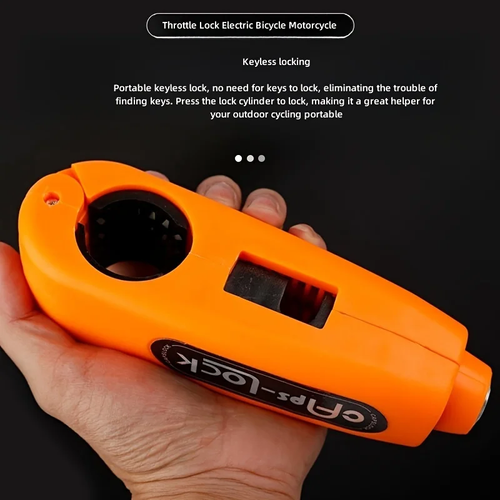 CB Heavy-Duty Anti-Theft Manual Brake Lever Rotor Lock Bikes Scooters Motorcycles Electric Cars Battery Cars Durable ABS Easy