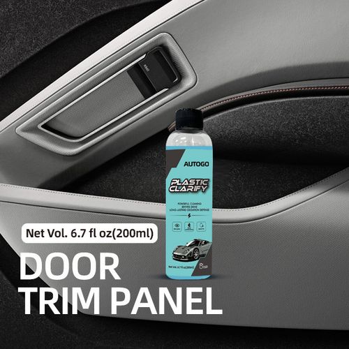 Plastic Refresher Car Restorer Glossy Crystal Coating Agent Aged Tire Interior Leather Seat Cleaner Multi-Use