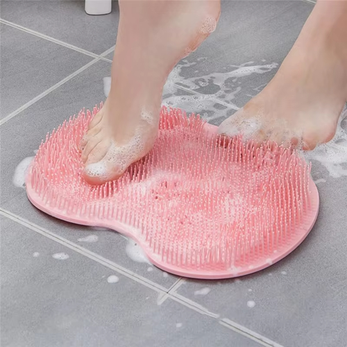 Household Bathroom Massage Foot Mat Wash Foot Silicone Feet Cleaner Shower Foot Massager Floor Scrubber Pads