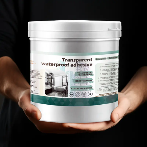 Transparent Waterproof Coating, Invisible WaterproofAgent ,Transparent Waterproof Sealan, Indoor & Outdoor Waterproof Coating Concrete Sealant Super Strong Adhesion rubber