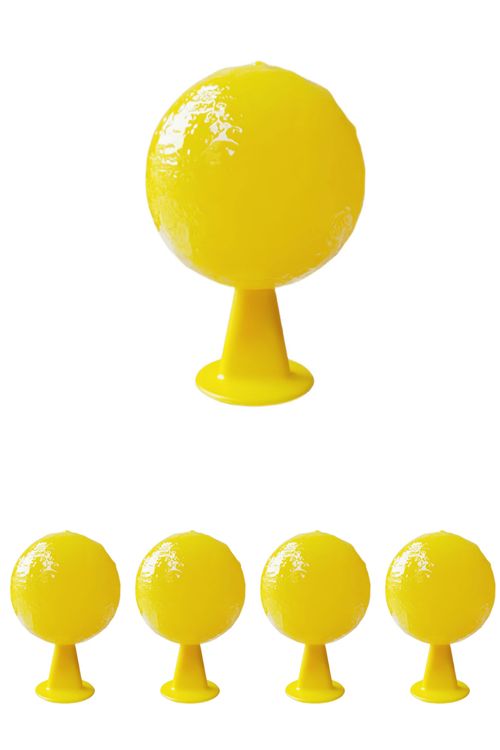 Ready to Ship Non-Toxic Disposable Sticky Fly Trap Ball with Stand for Kitchen Indoor Garbage Cans Instant Fruit Fly Catcher.Use (50-100 Sqm) Trap Flies Gnats Other Flying