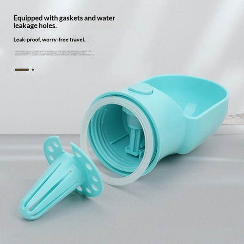 Portable Dog Drinking Water Bottle with Food Container Outdoor Puppy Pet Travel Walking Hiking Dog Water Bottle for Dogs