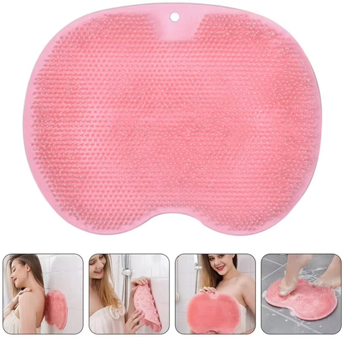 Household Bathroom Massage Foot Mat Wash Foot Silicone Feet Cleaner Shower Foot Massager Floor Scrubber Pads