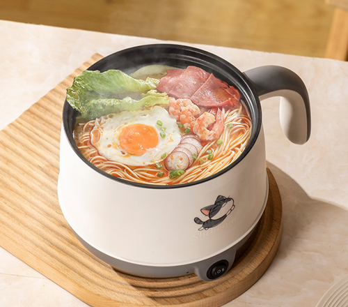 Multi Purpose Cooker Mini Electric Hot Pot Nonstick Electric Cookware Frying Pan Electric Skillets