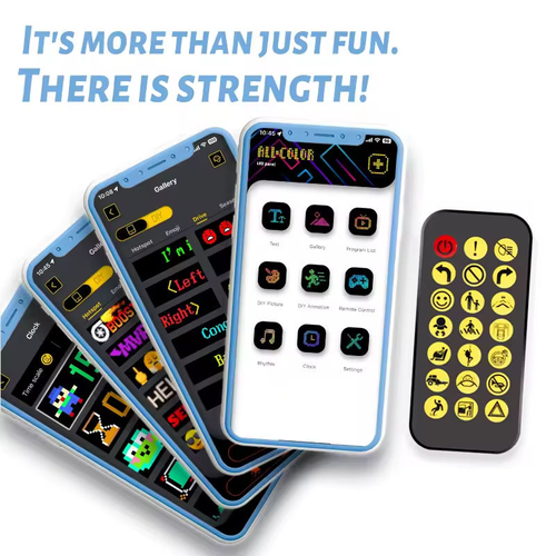 Programmable LED Matrix Pixel Panel, Flexible LED Car Lights, capable of displaying scrolling messages