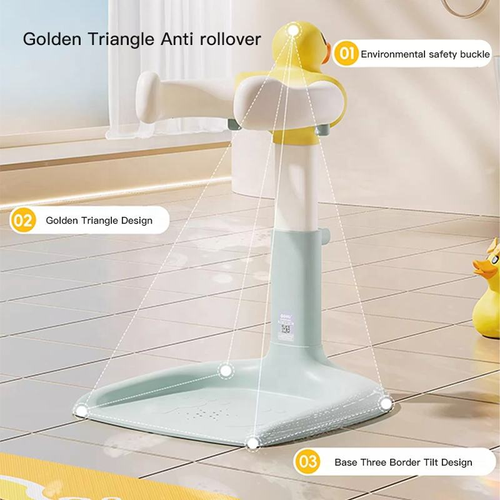 Adjustable Children's Standing Bath Stand Detachable Baby Bathing Tool Essential Supplies for Baby's Bath Time
