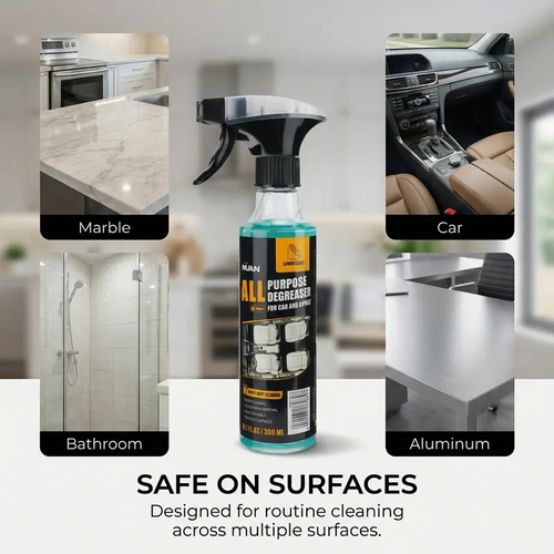 Multi-purpose Cleaning Spray - Heavy Duty Stain Remover for Car Interiors & Home Surfaces - Ultimate Solution for Deep Cleaning Stubborn Dirt