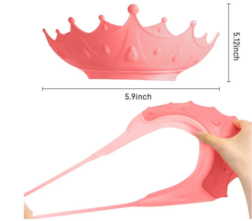 Newest Soft Kids Waterproof Cover Children Bath Shower Hat Crown Shower Hat Soft Cartoon Baby Shower Hat Baby Shampoo Cover