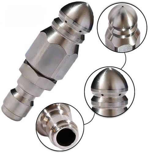 High-pressure Nozzles for Cleaning Sewers, Stainless Steel Rapid Drainage Hoses, Pressure Nozzles, Hardware Tools