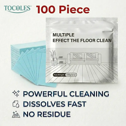 200 Piece Floor Cleaning Tablets Multi-Surface Cleaner for Hardwood Laminate Tile & RV Walls Antibacterial Deodorization Maintenance