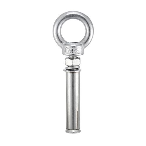 304 Stainless Steel Heavy Duty Eye Bolt Sleeve Anchors Ring Loop Hook Concrete Expansion Shield Anchor Bolts for Ceiling Hanging