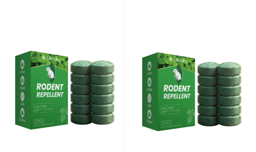 12 Pack Peppermint Oil Mouse Rat Snake Repellent Natural Skunk for Yard Garden House Shed Indoor Outdoor Safe for Pet and Human