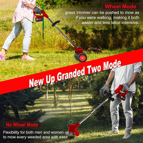 Cordless Brush Cutter（ Install a set of training wheels）