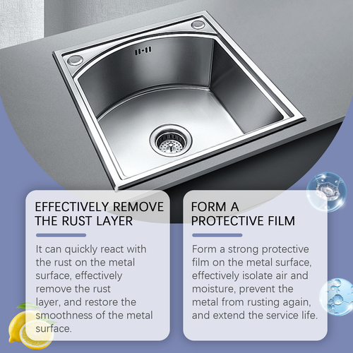 Steel Rust Remover – Metal Rust Cleaner for Bolts and Screws – Household Rust Removal Agent