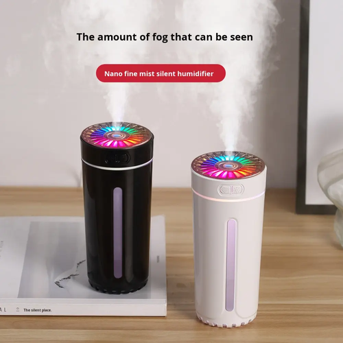 Hot Sale Car Small Air Humidifier Aroma Diffuser Smart Usb Mist Humidifier Purifier Rainbow USB Plug Cars Manual 300ML