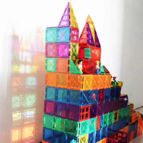 STEM Approved Educational Magnet Toys 3D Magnet Puzzles Stacking Blocks for Kids Boys Girls 2026